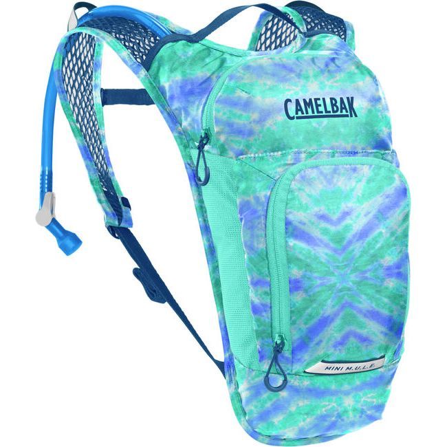 Camelbak Mini M.U.L.E. Hydration Pack Tie Dye Blue OS Water Bottles & Hydration Packs