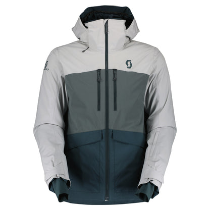 Scott Men's Ultimate Dryo Jacket Light Grey Grey Green XXL - Scott Snow Jackets