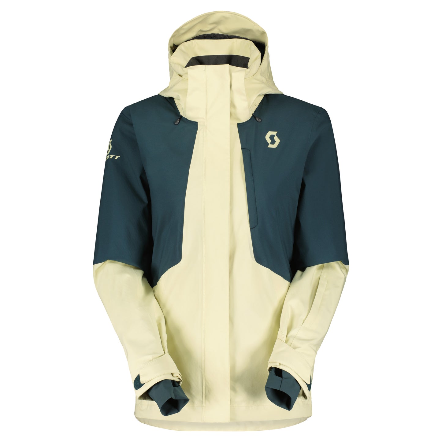 Scott Women's Ultimate Dryo 10 Jacket Pale Yellow/Aruba Green Snow Jackets