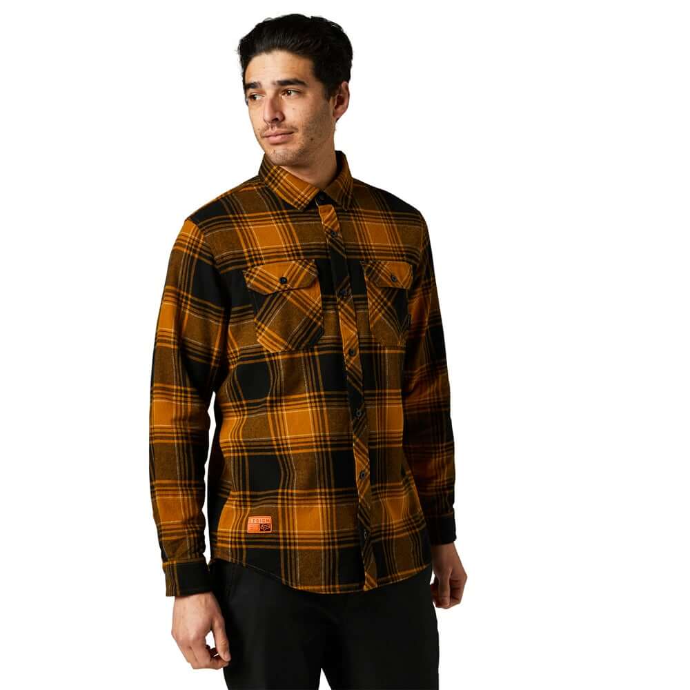 Fox Men's Traildust 2.0 Flannel Gold SS Shirts