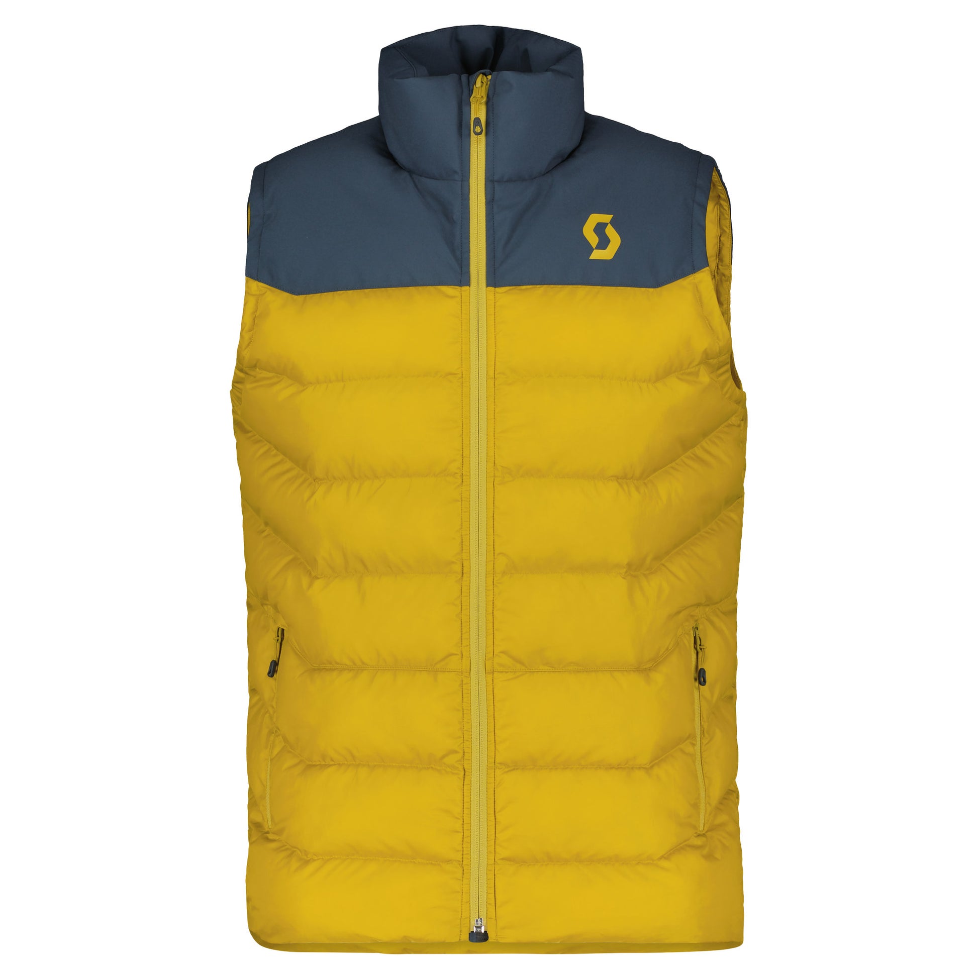 Scott Men's Insuloft Warm Vest Metal Blue Mellow Yellow Insulators & Fleece