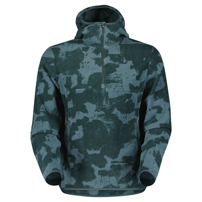 Scott Men's Defined Original Fleece Pullover Aruba Green Print - Scott Insulators & Fleece