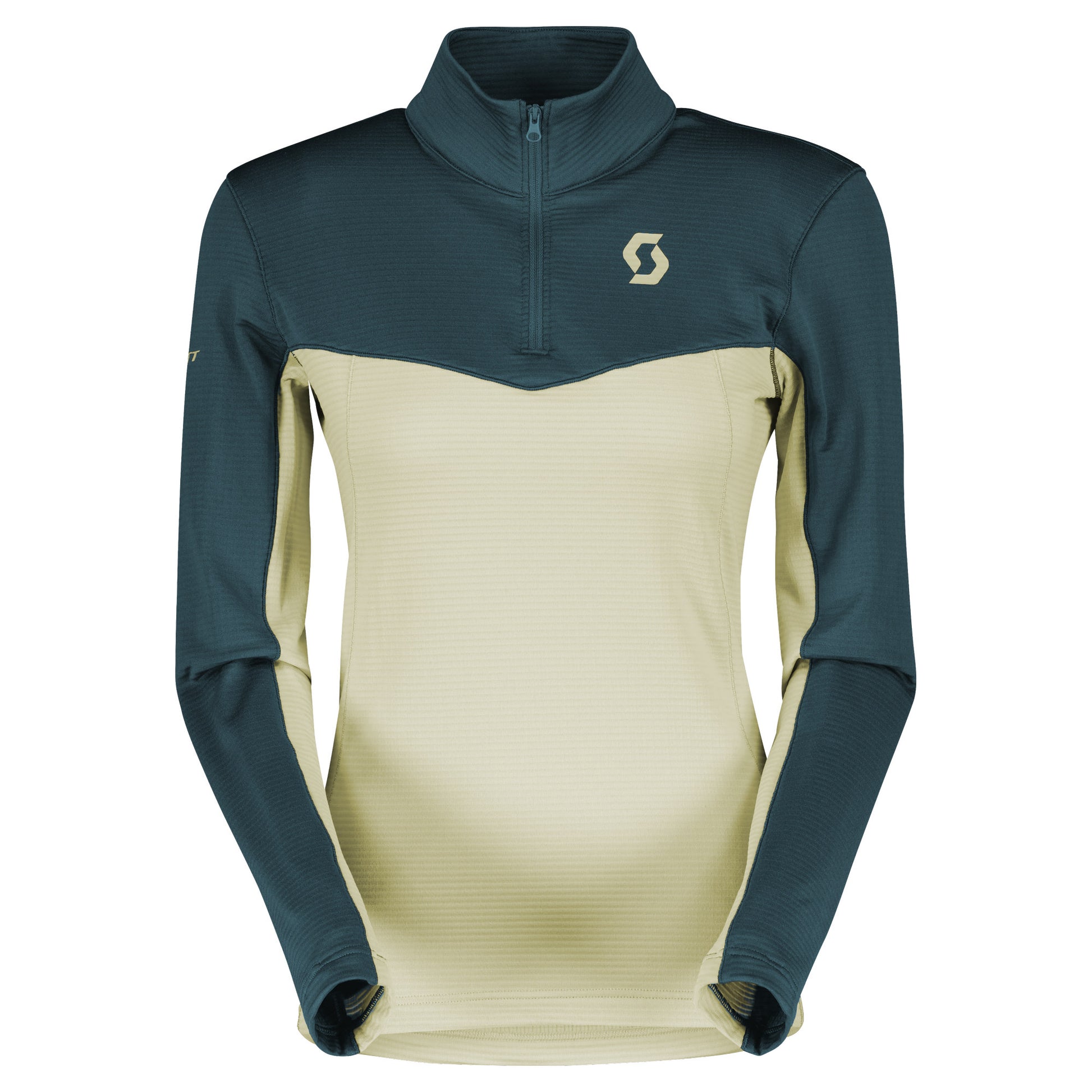 Scott Women's Defined Light Pullover Aruba Green Pale Yellow - Scott Insulators & Fleece