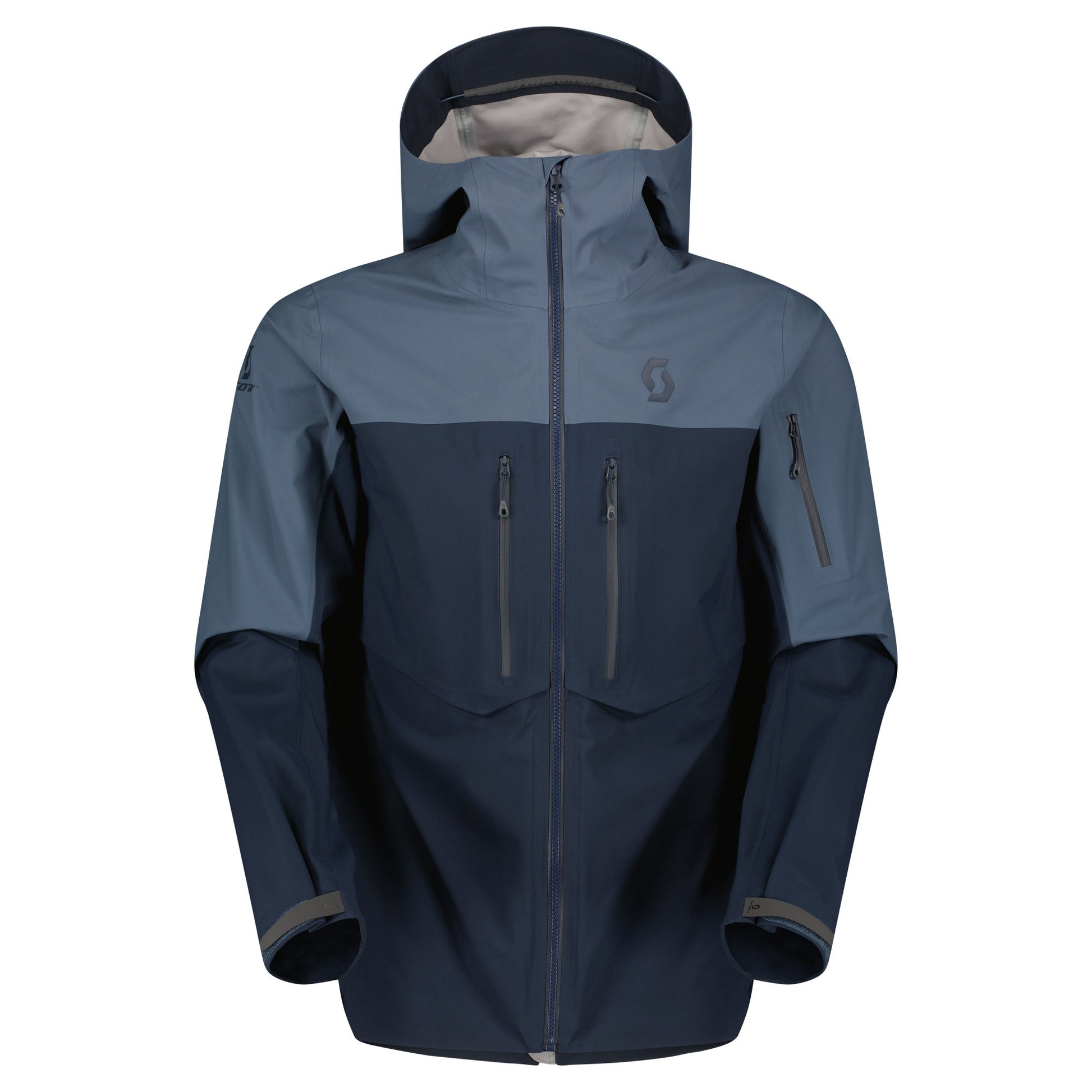 Scott Men's Explorair DryoSpun 3L Jacket Metal Blue/Dark Blue Snow Jackets