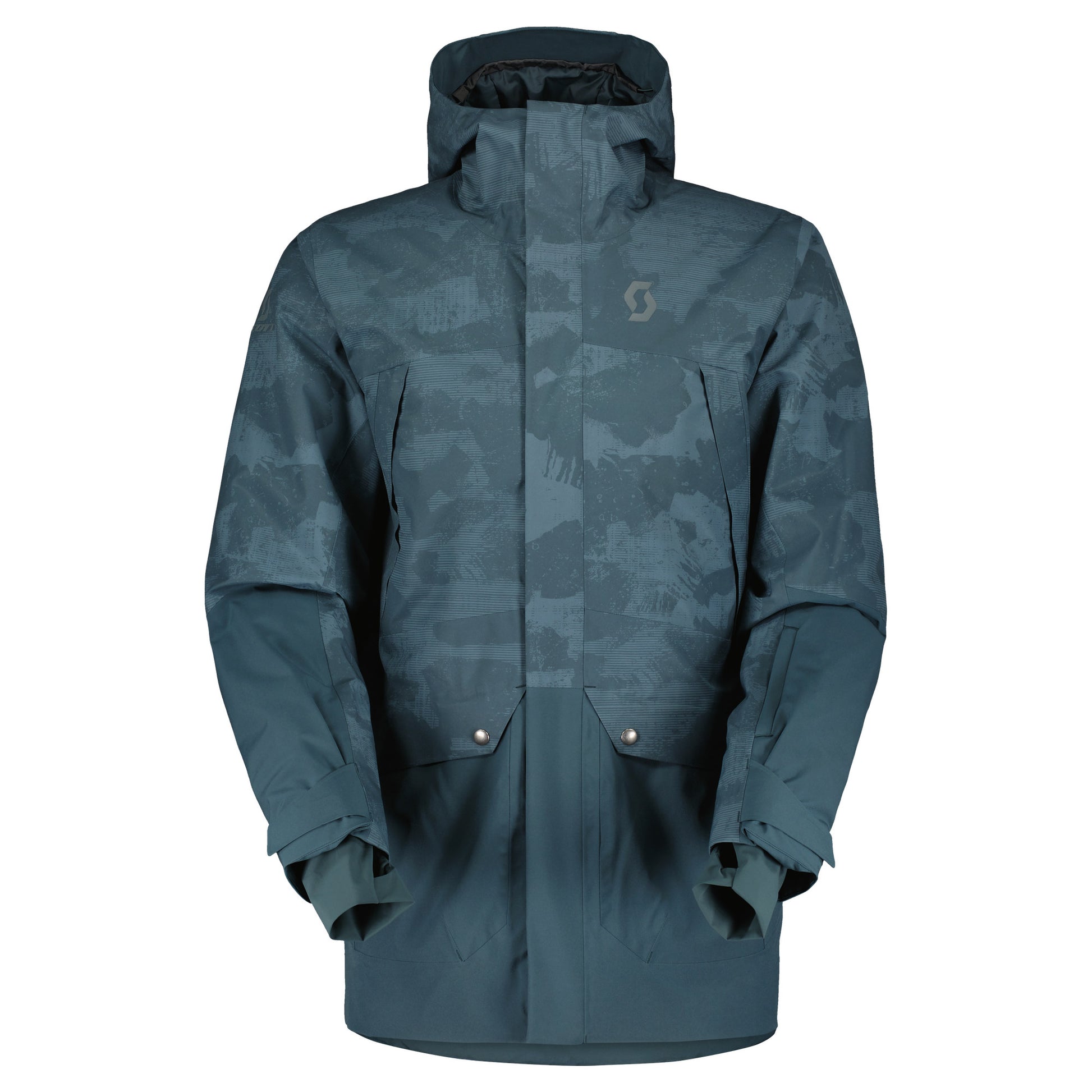 Scott Men's Ultimate Dryo Plus Jacket Aruba Green Print Snow Jackets