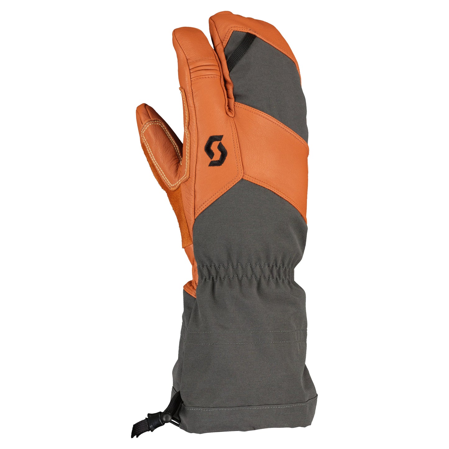 Scott Explorair Alpine Glove Dark Grey/Burnt Orange Snow Gloves