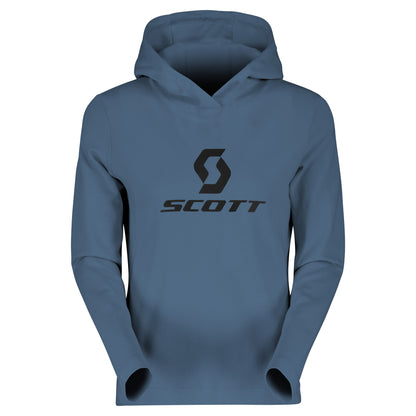 Scott Women's Defined Mid Pullover Hoody Metal Blue - Scott Insulators & Fleece