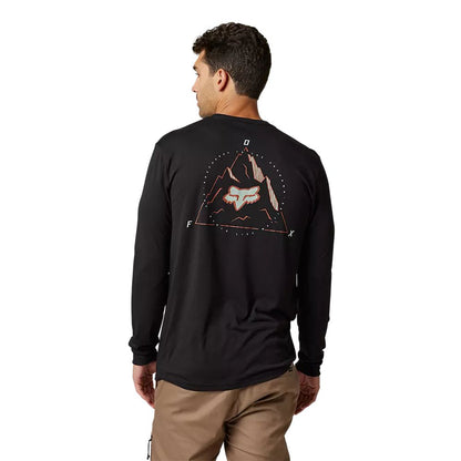 Fox Finisher LS Tech Tee Black - Fox LS Shirts