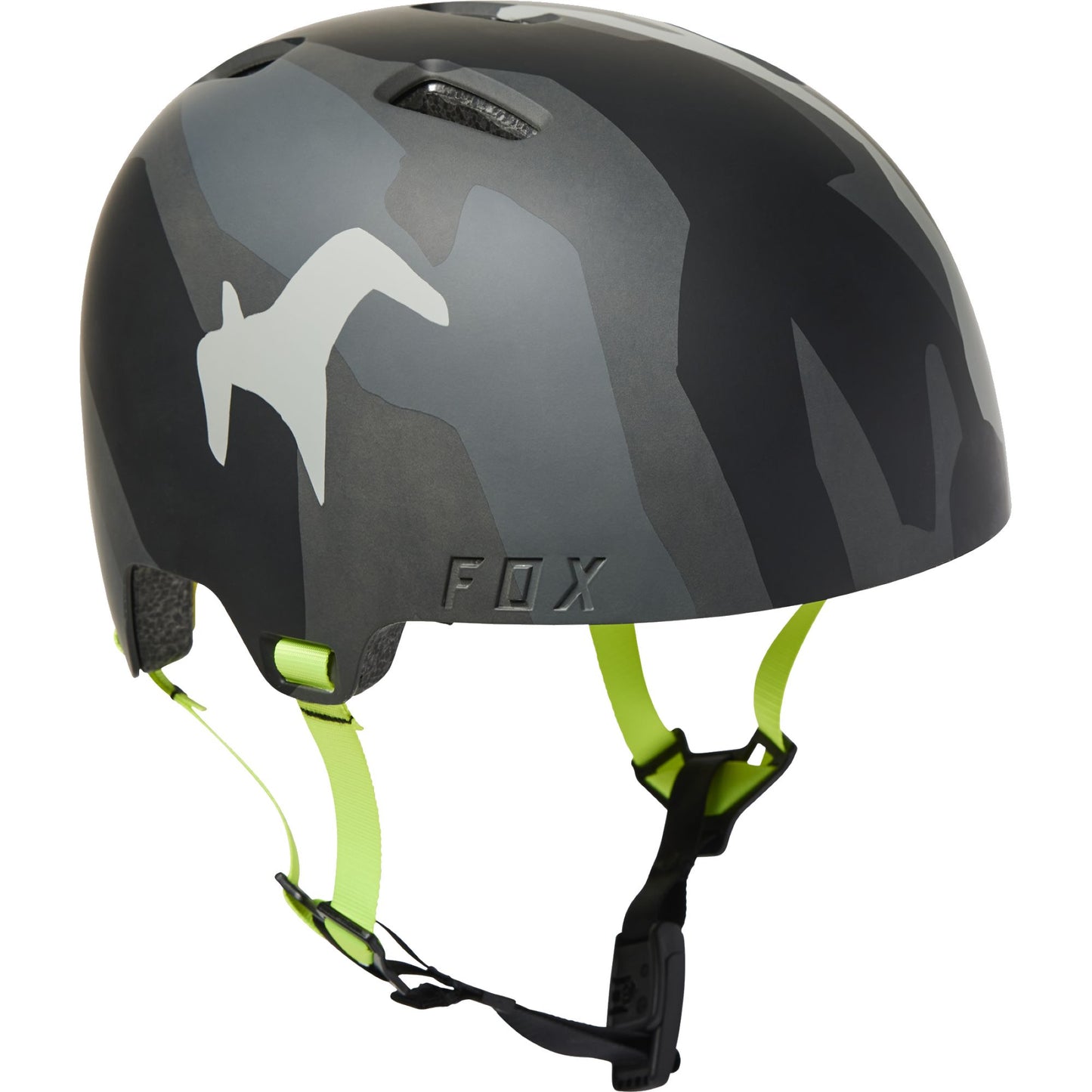 Fox Youth Flight Pro RUNN Helmet Black/Yellow OS Bike Helmets