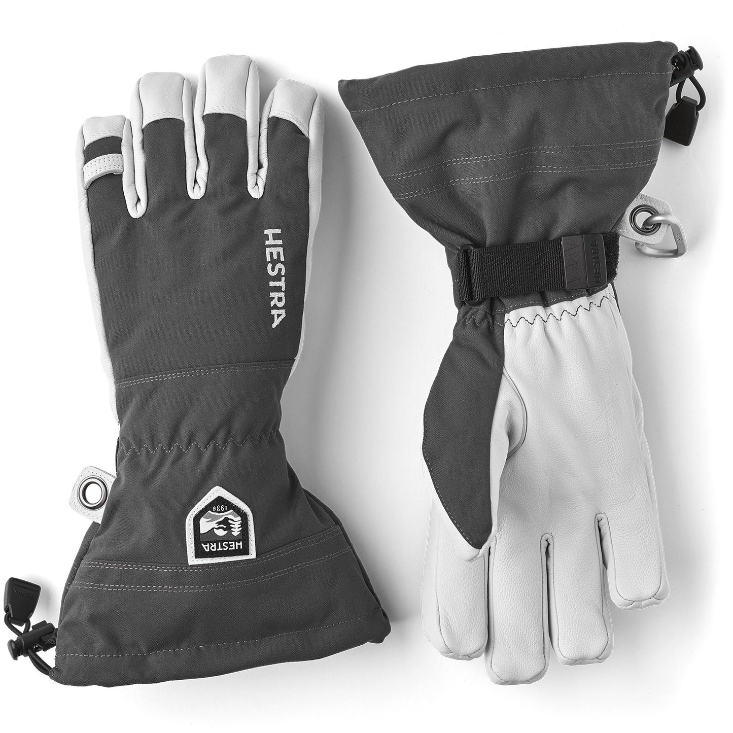 Hestra Alpine Pro Heli Glove Grey 8 Snow Gloves