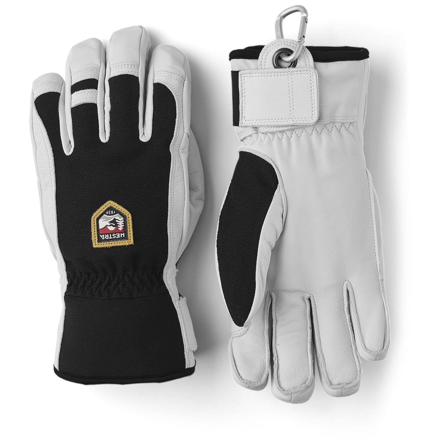 Hestra Alpine Pro Army Leather Patrol Gloves Black 8 Snow Gloves