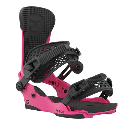 Union Men's Force Snowboard Bindings Pink L - Union Snowboard Bindings