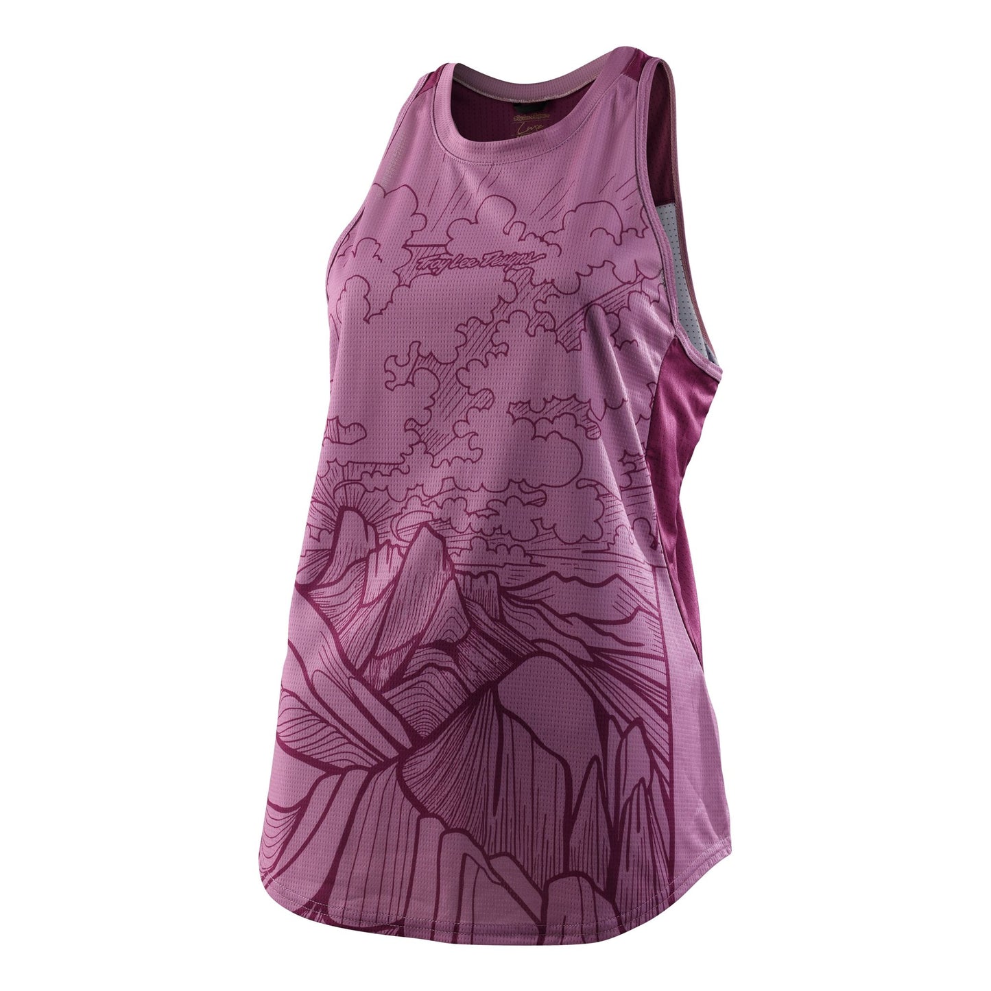 Troy Lee Designs Women's Luxe Tank Micayla Gatto Rosewood Shirts