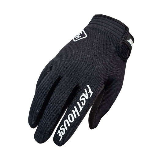Fasthouse Youth Carbon Gloves Black Bike Gloves