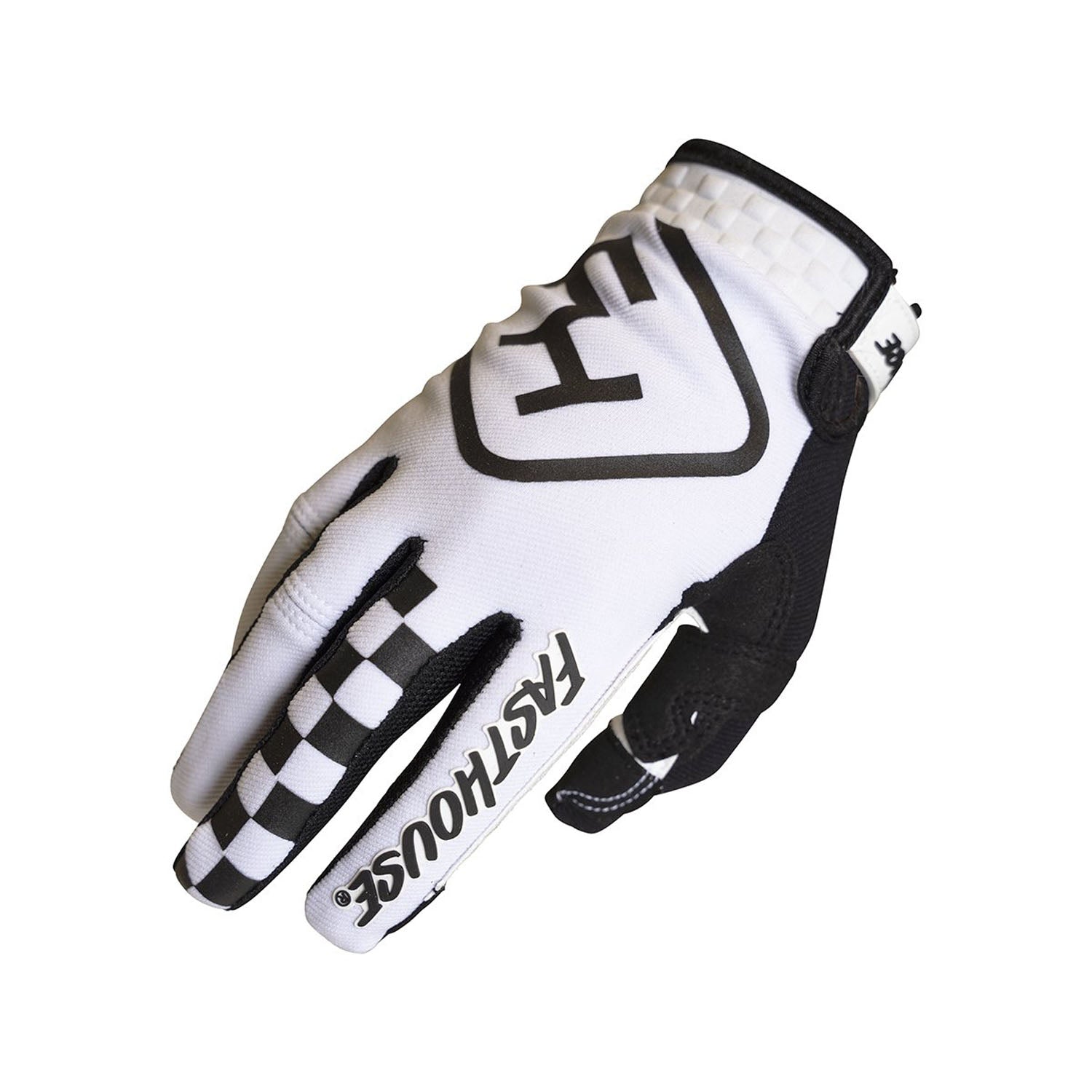 Fasthouse Youth Speed Style Glove Legacy - White/Black Bike Gloves