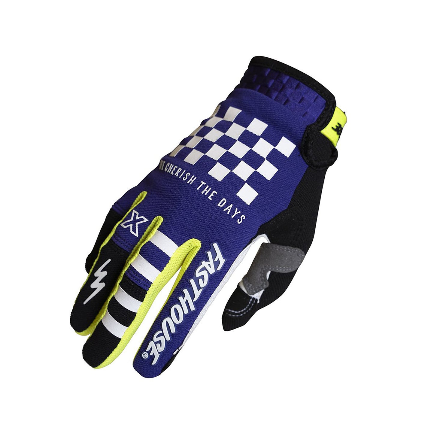 Fasthouse Youth Speed Style Glove Brute - Purple Black YL Bike Gloves