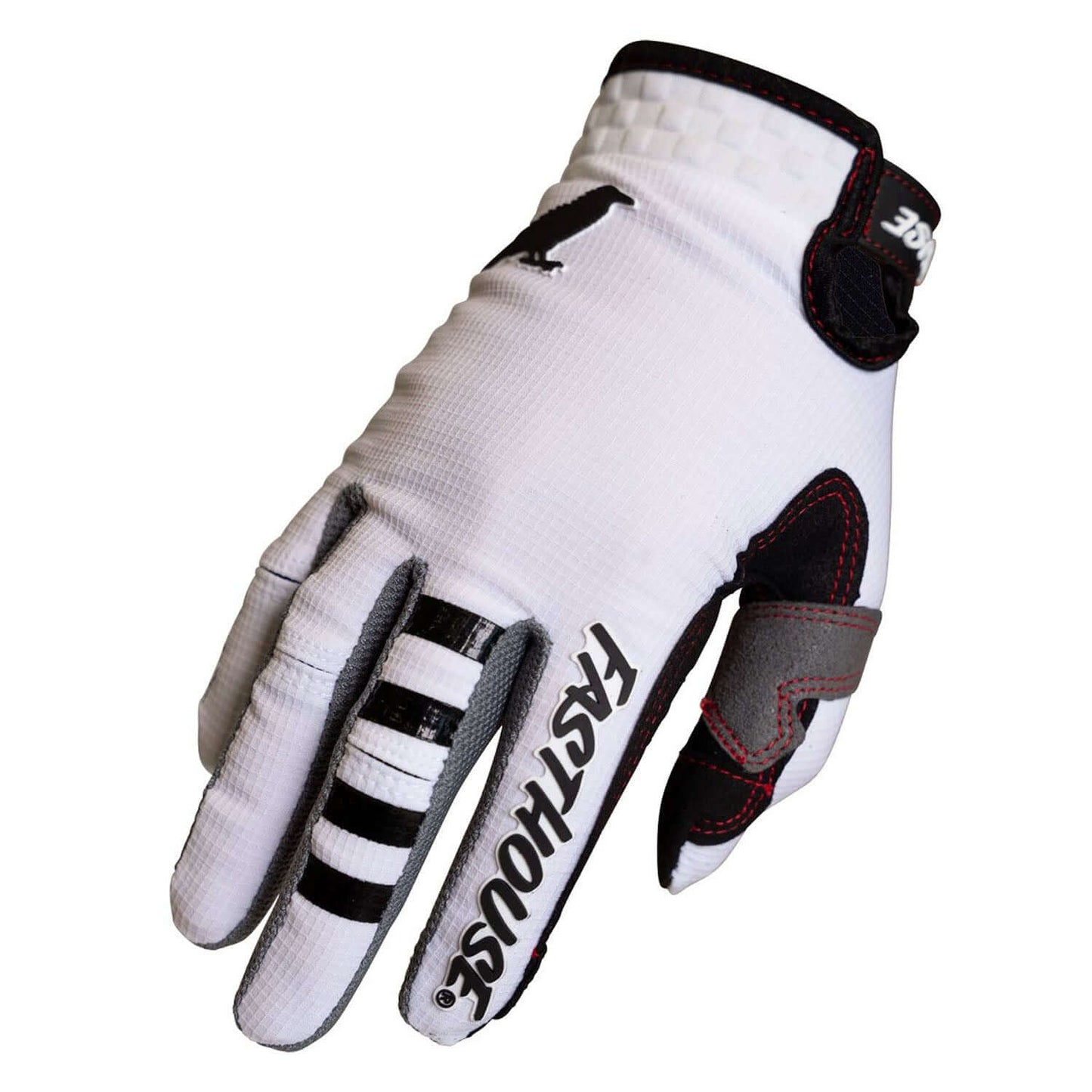 Fasthouse Elrod Air Glove White Bike Gloves