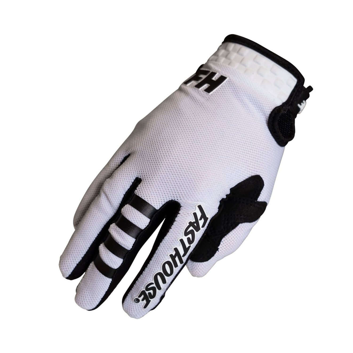 Fasthouse Youth A/C Elrod Air Gloves White Bike Gloves