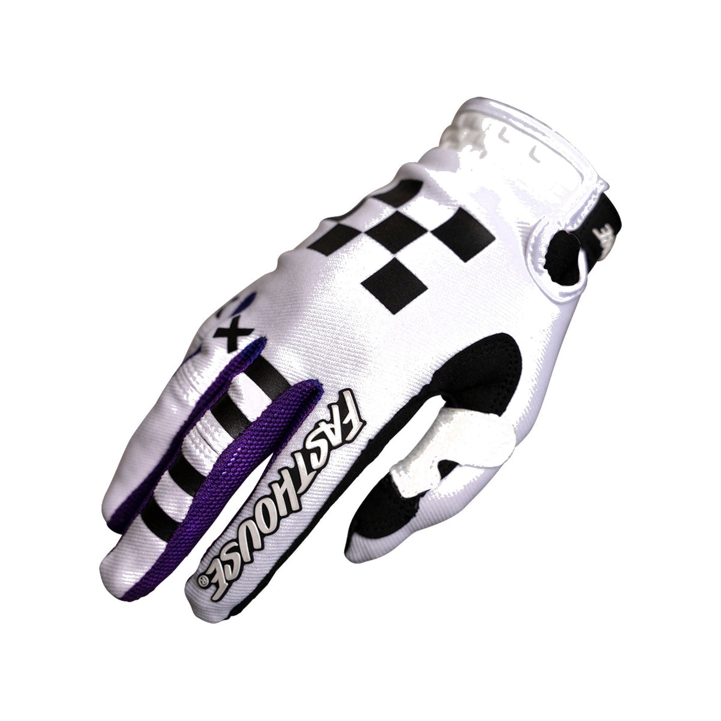 Fasthouse Youth Speed Style Glove Rufio - Black/White YS Bike Gloves