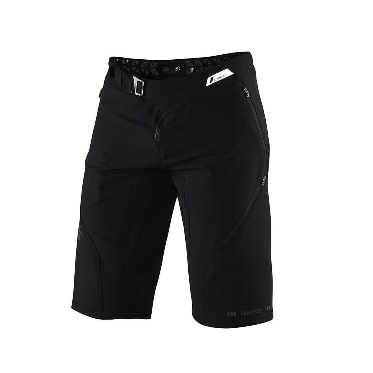 100% Men's Airmatic Shorts Black Bike Shorts