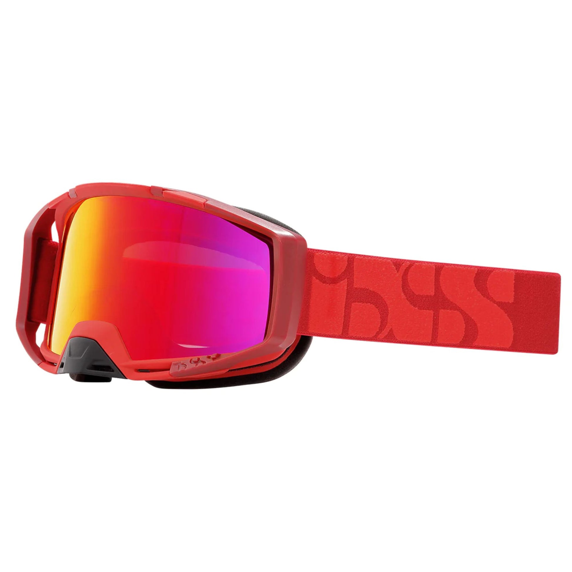 iXS Trigger Goggle Red/Mirror Orange / Mirror Bike Goggles