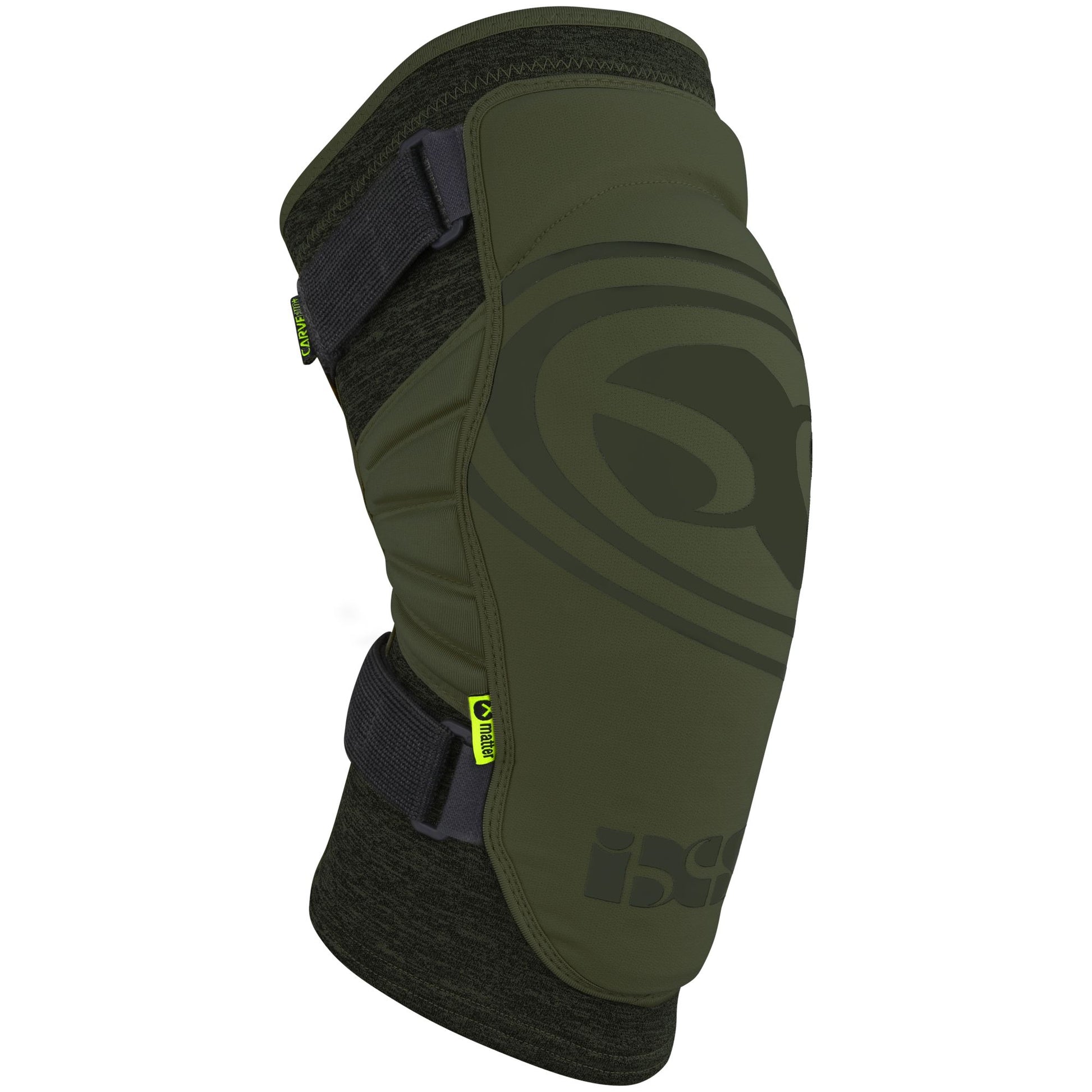iXS Carve EVO+ Knee Guards Olive Protective Gear