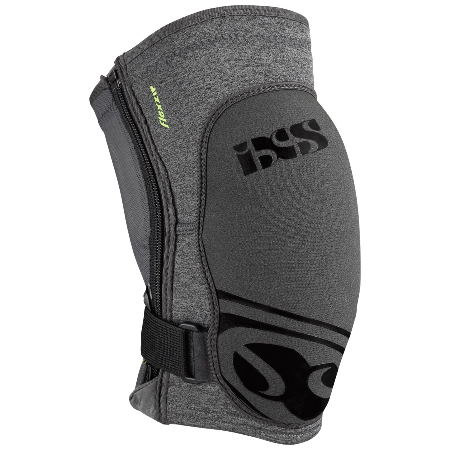 iXS Flow ZIP Knee Guards Grey Protective Gear