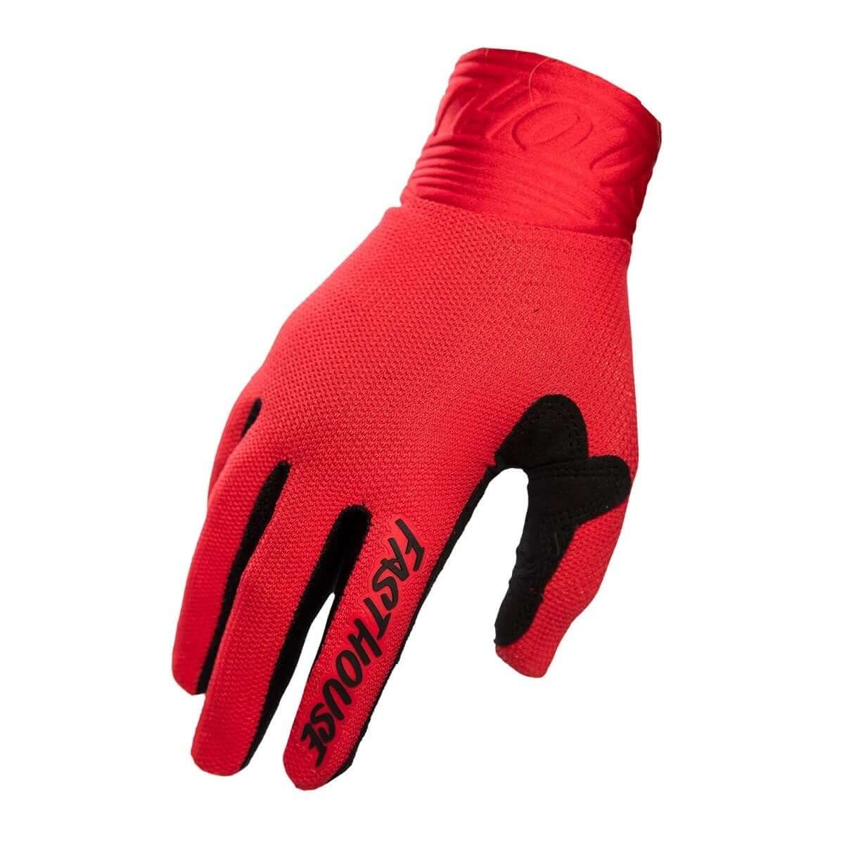 Fasthouse Wheeler Glove Red Bike Gloves