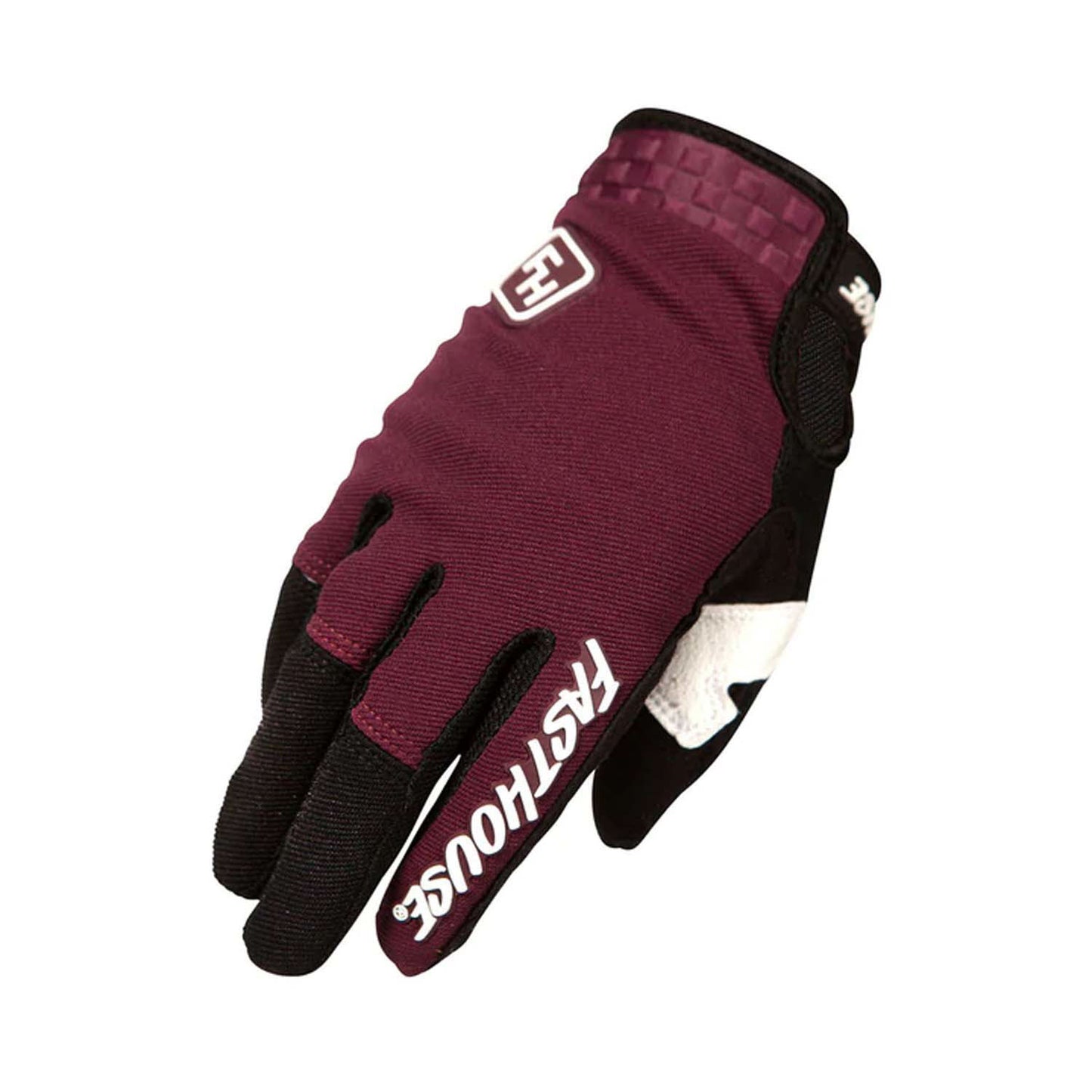 Fasthouse Youth Speed Style Glove Ridgeline - Maroon/Black Bike Gloves
