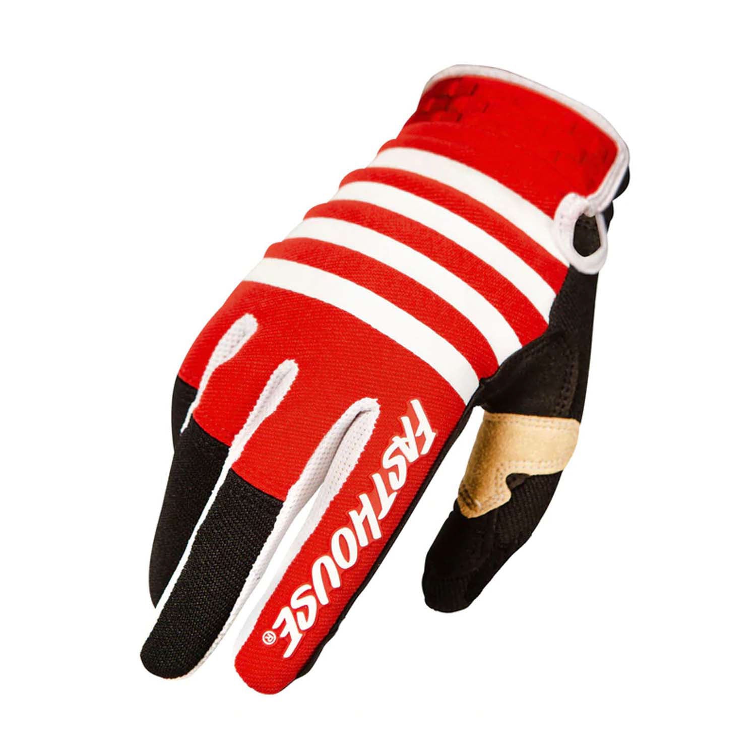 Fasthouse Speed Style Glove - Sale Striper - Red Black L Bike Gloves