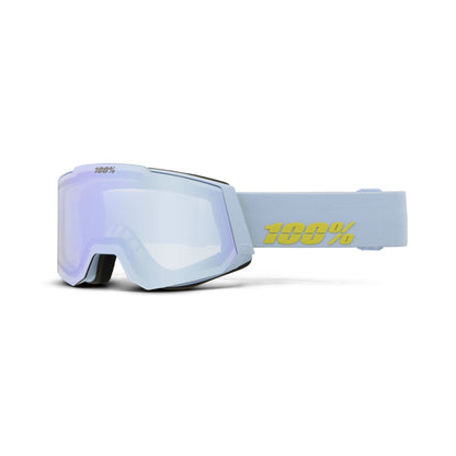 100 Percent Snowcraft HiPER Snow Goggle Sunpeak Mirror Silver Flash Lens - 100 Percent Snow Goggles