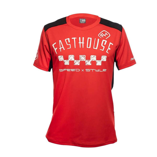 Fasthouse Youth Alloy Nelson SS Jersey Red Bike Jerseys