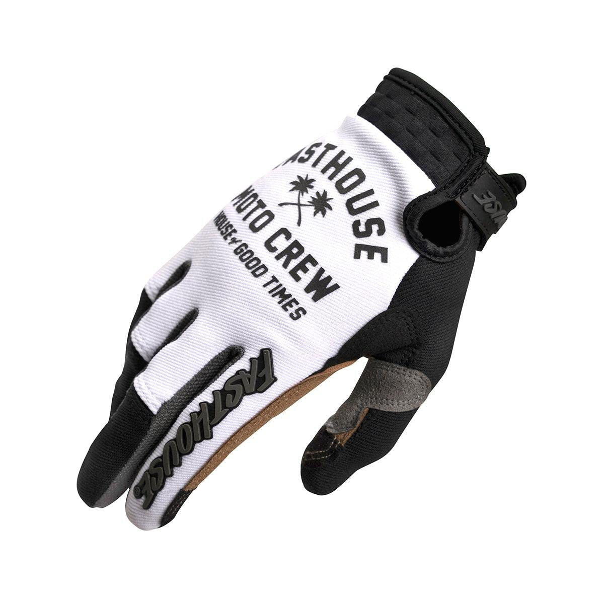Fasthouse Youth Speed Style Glove Haven - White Black Bike Gloves
