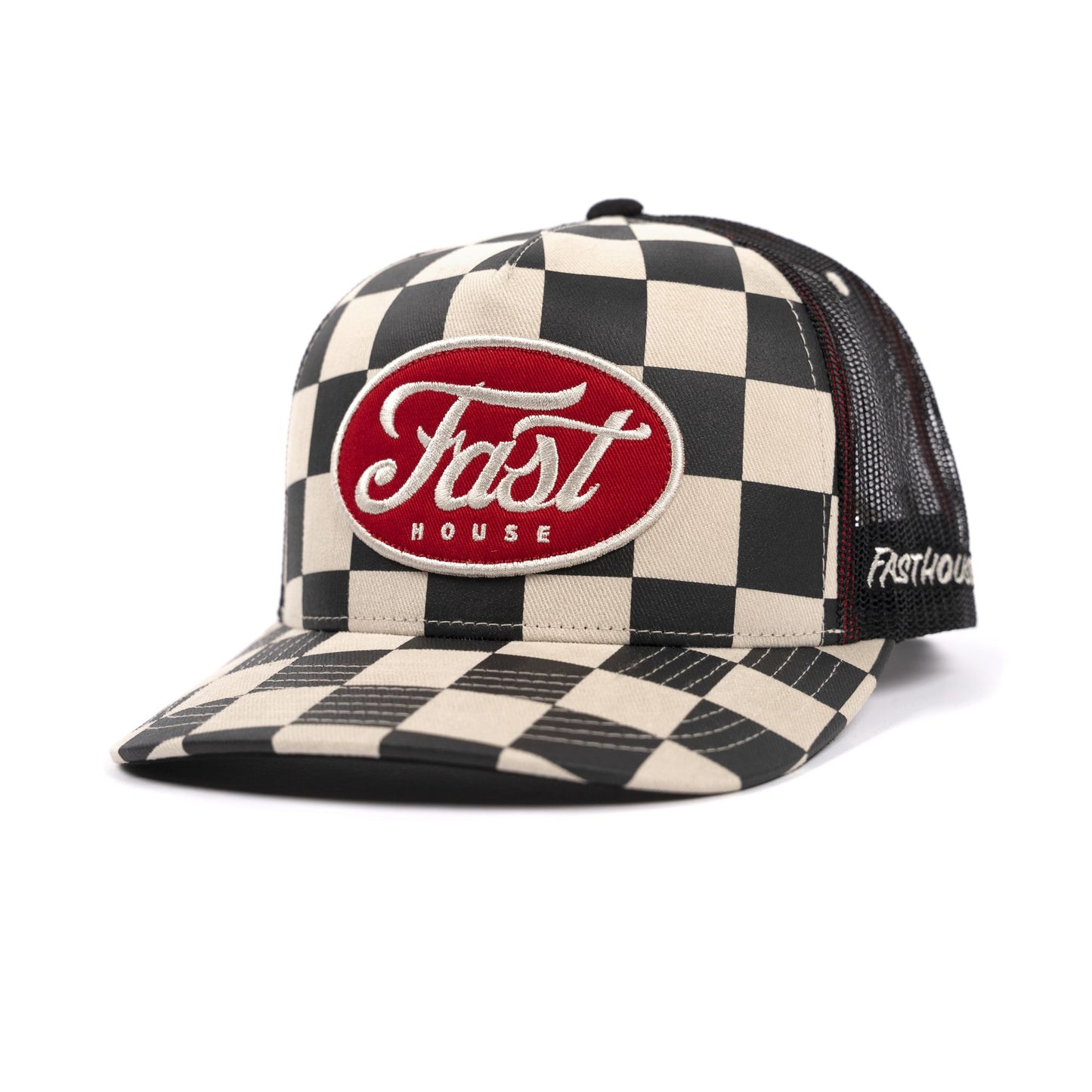 Fasthouse Youth Station Hat Checkers OS Hats