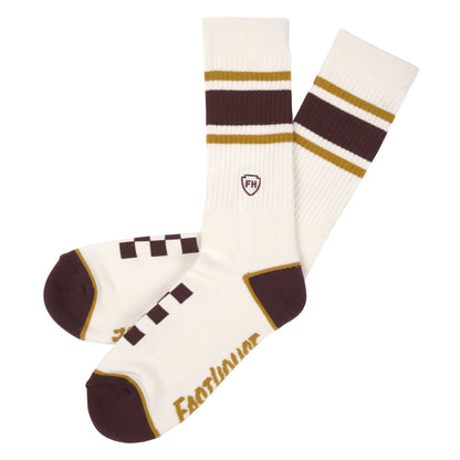 Fasthouse Venice Sock Cream Burgundy - Fasthouse Socks