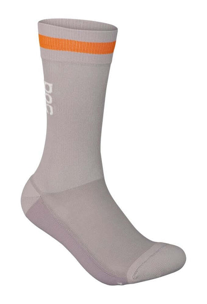 POC Essential Mid Length Sock Moonstone Multi Orange S - POC Bike Socks