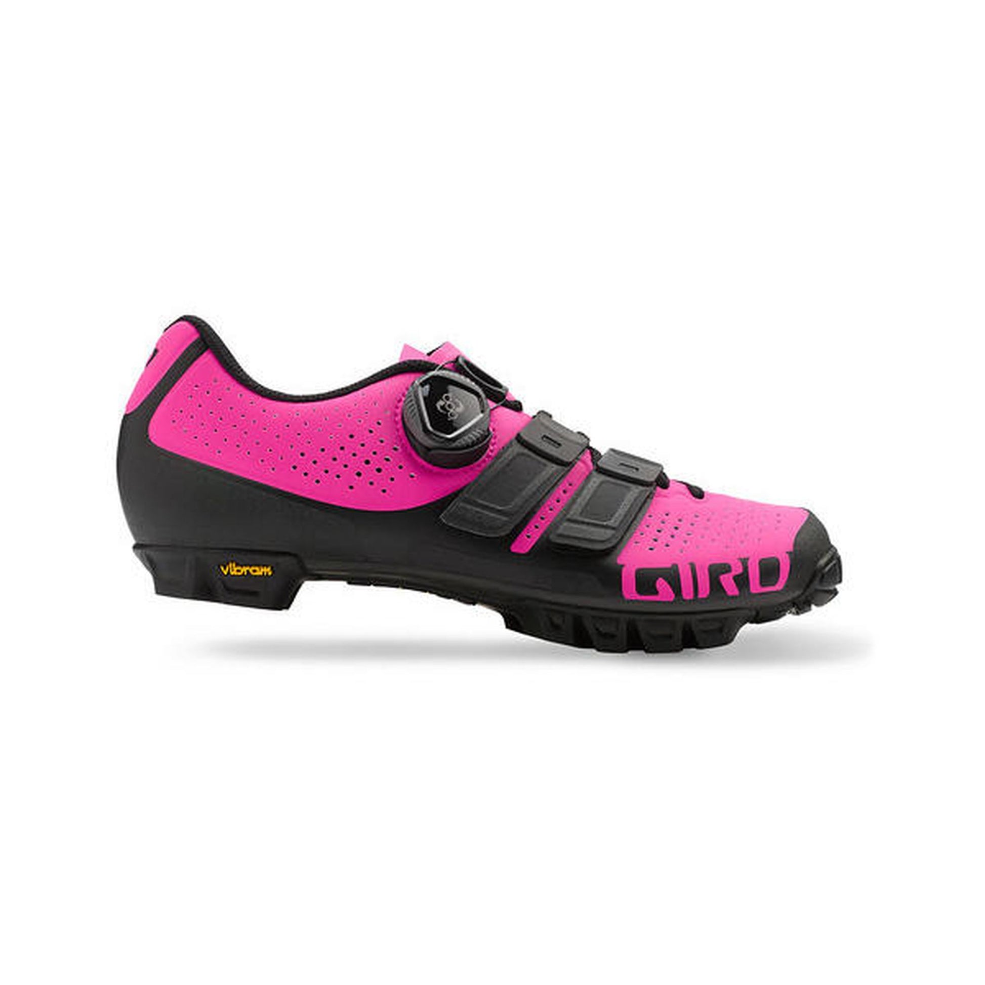 Giro SICA TECHLACE Shoe - OpenBox BLACK BRIGHT PINK 37.5 - Giro Bike Bike Shoes