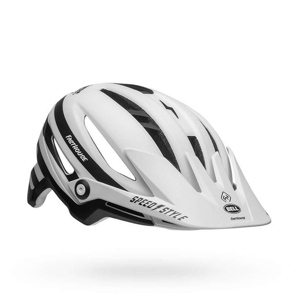 Bell Sixer MIPS Helmet Fasthouse Stripes Matte White/Black Bike Helmets