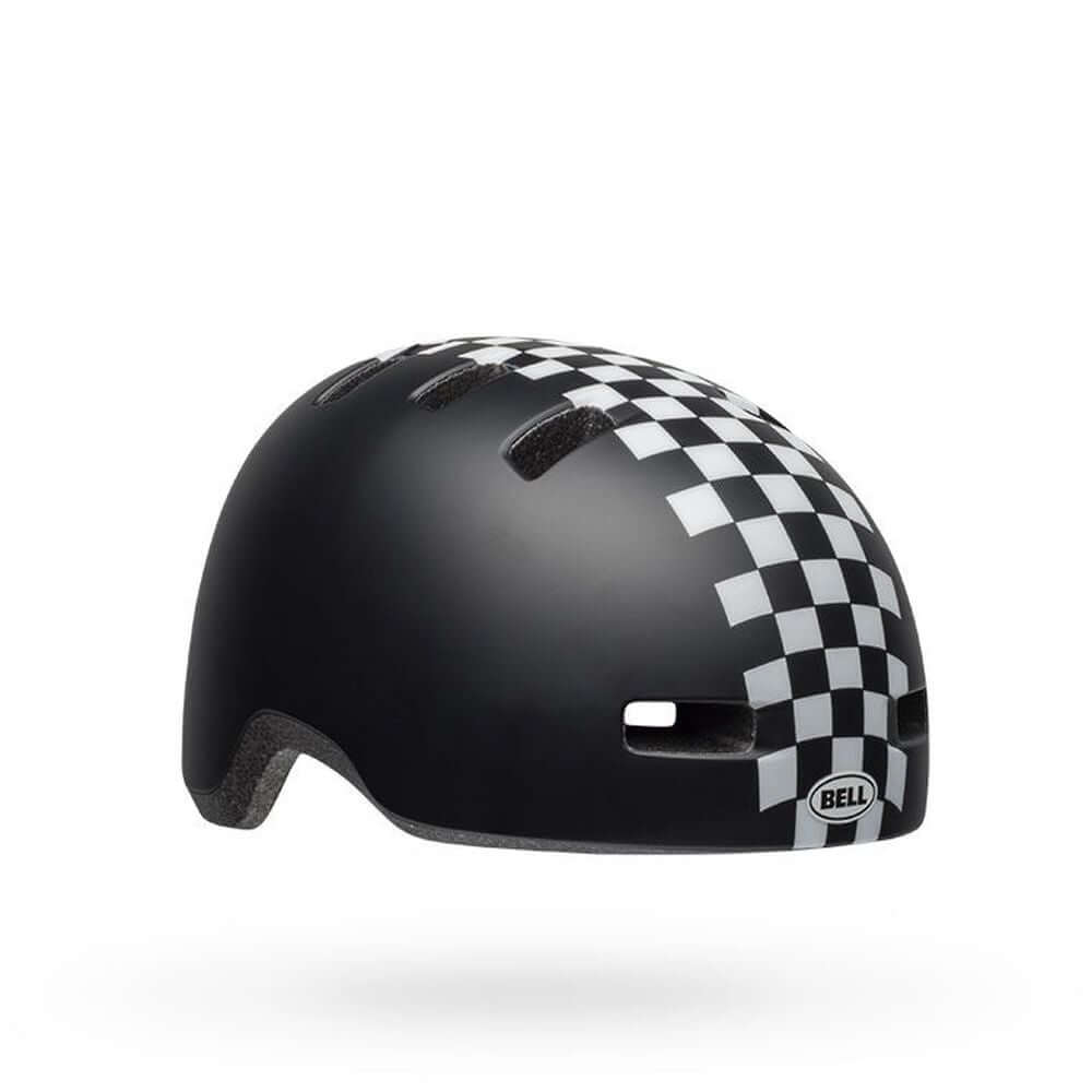 Bell Lil Ripper Helmet - OpenBox Checkers Matte Black White UC Bike Helmets
