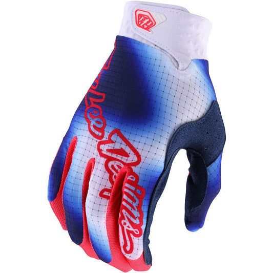 Troy Lee Designs Youth Air Glove Lucid White Blue Bike Gloves