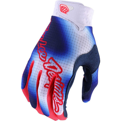 Troy Lee Designs Youth Air Glove Lucid White Blue - Troy Lee Designs Bike Gloves