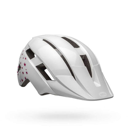 Bell Youth Sidetrack II Helmet Stars Gloss White - Bell Bike Helmets