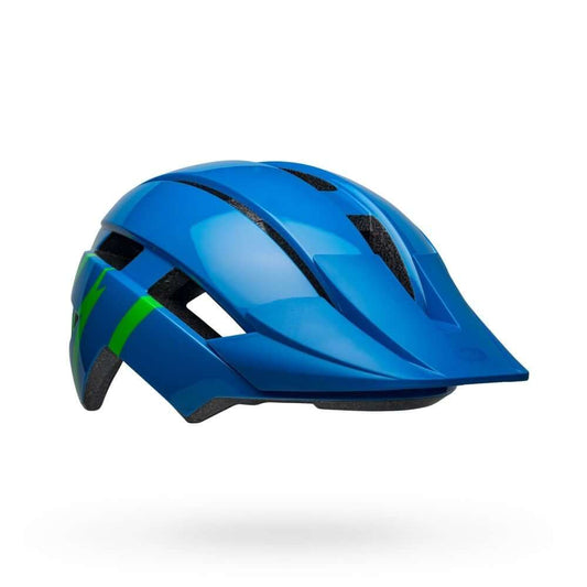 Bell Youth Sidetrack II MIPS Helmet - Openbox Strike Gloss Blue Green UC Bike Helmets