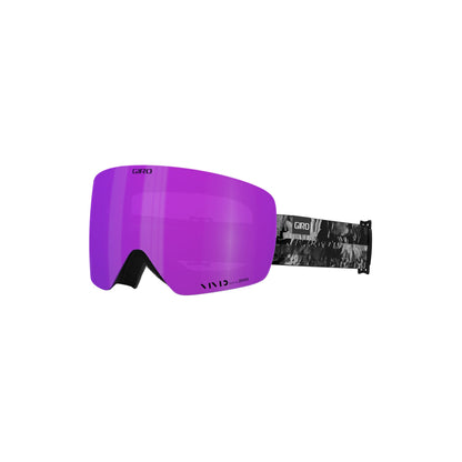 Giro Women's Contour RS Snow Goggles Black White Flower Data Mosh Vivid Pink - Giro Snow Snow Goggles