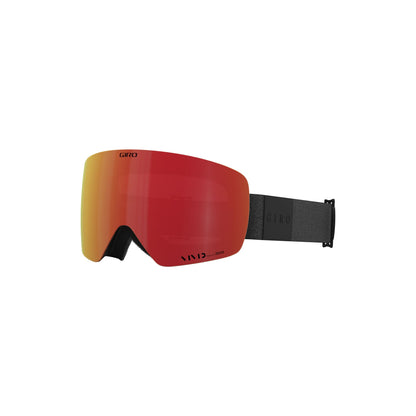 Giro Women's Contour RS Snow Goggles Black Mono Vivid Ember - Giro Snow Snow Goggles