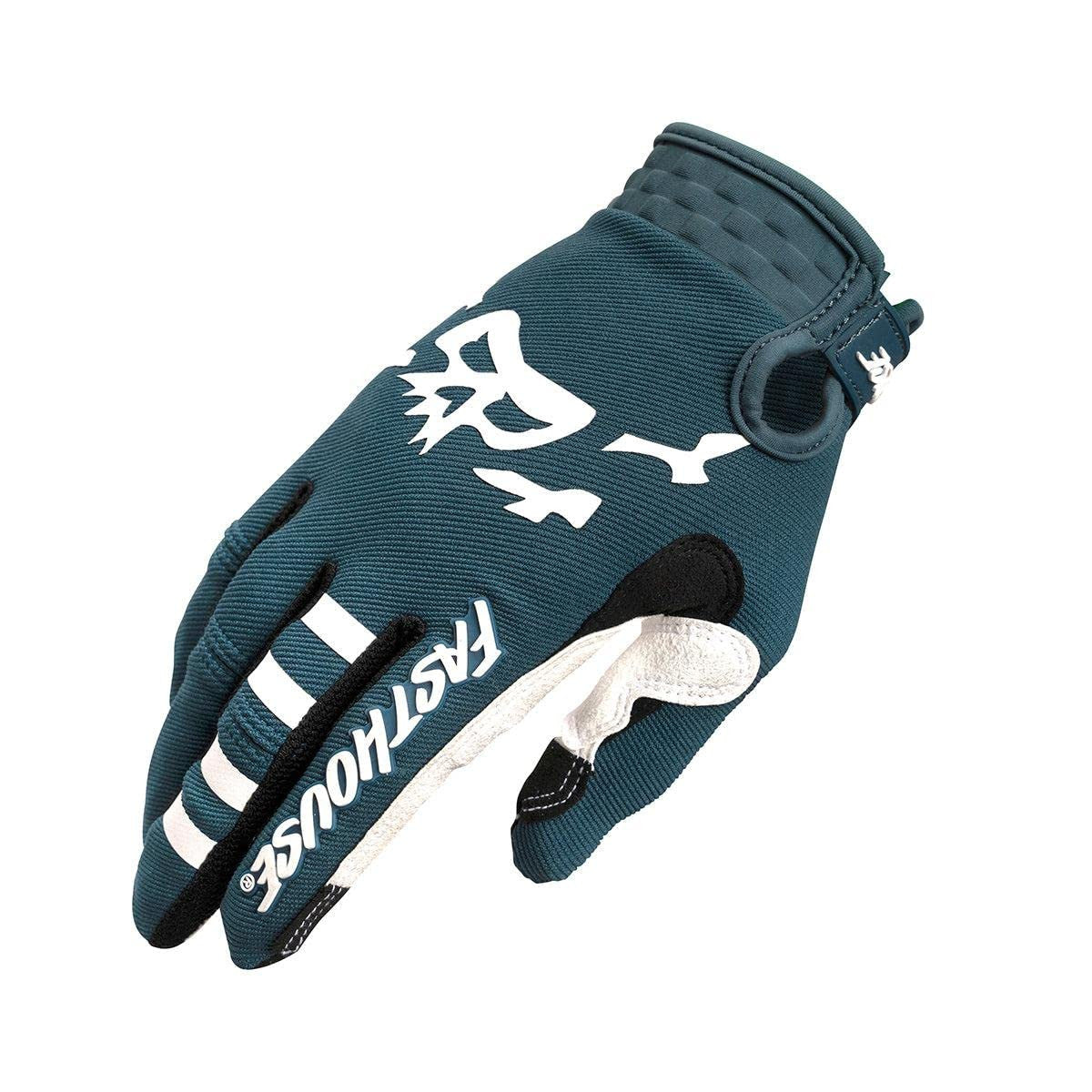 Fasthouse Youth Speed Style Glove Slammer - Indigo Bike Gloves