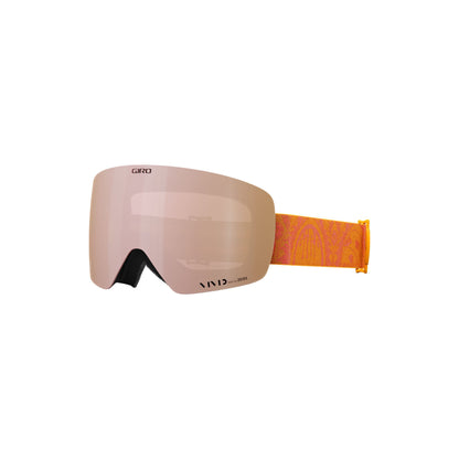 Giro Women's Contour RS Snow Goggles Tiger Lily Monarch Orange Filmore Sun Vivid Rose Gold - Giro Snow Snow Goggles