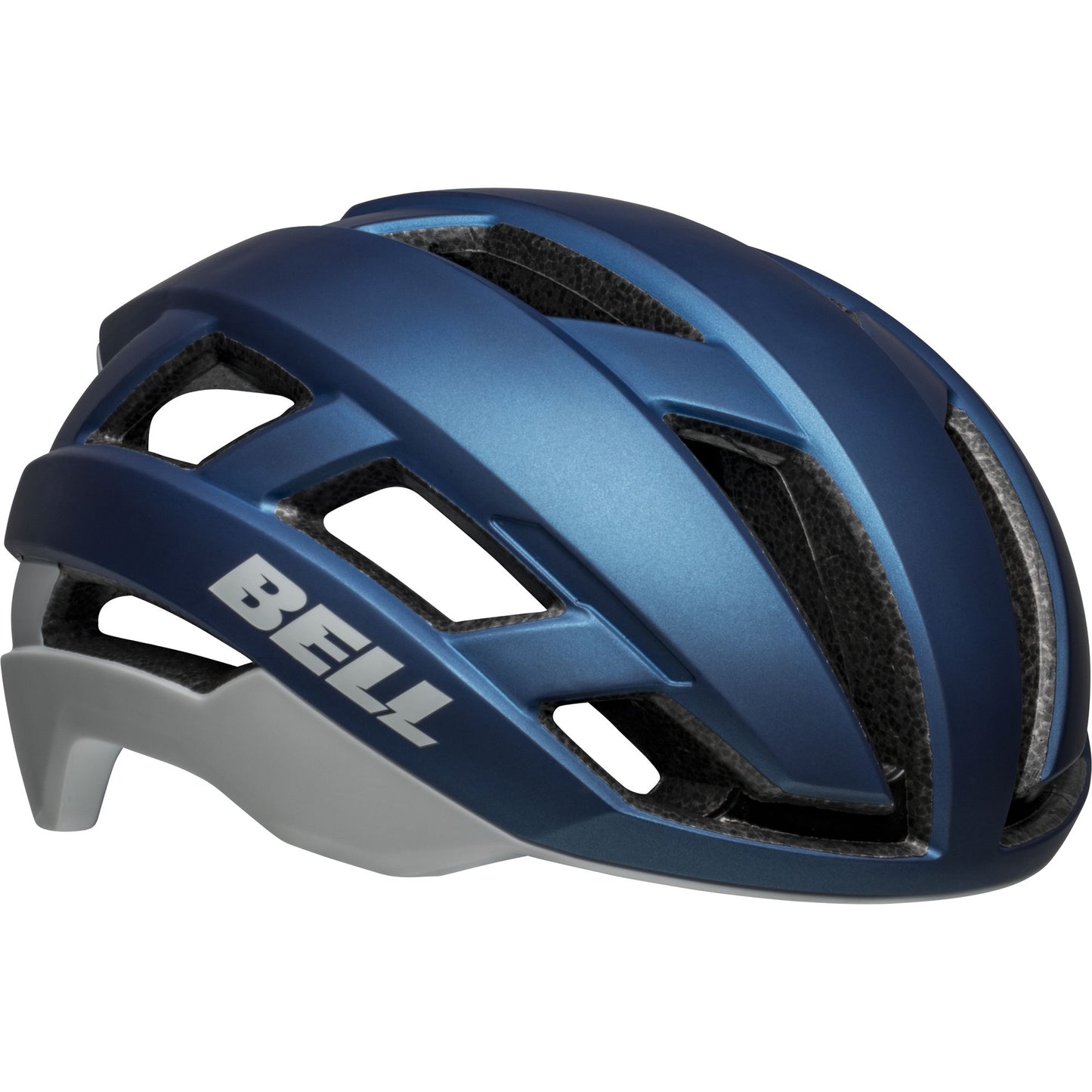 Bell Falcon XR LED MIPS Helmet Matte Blue Gray Bike Helmets