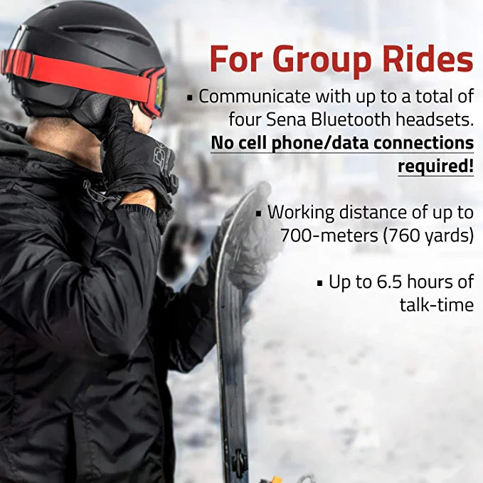 Sena Snowtalk 2 Universal Ski and Snowboard Helmet Headset and Intercom Default Title Headsets & Audio