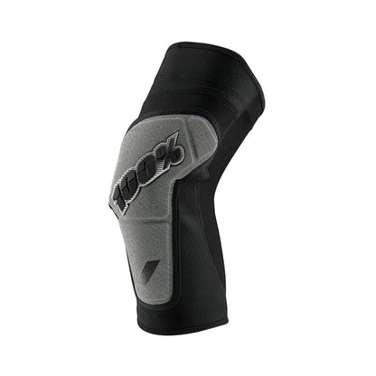 100% Ridecamp Knee Guards Black Grey - 100 Percent Protective Gear